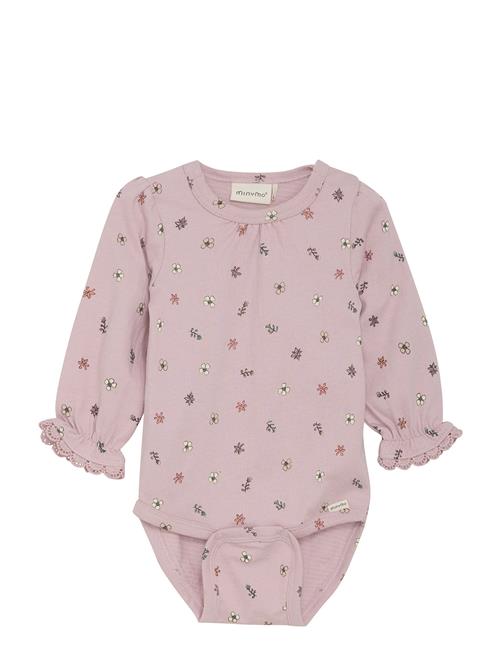 Body Ls Aop Minymo Pink