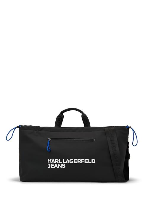 Karl Lagerfeld Weekendtaske  blå / sort / hvid