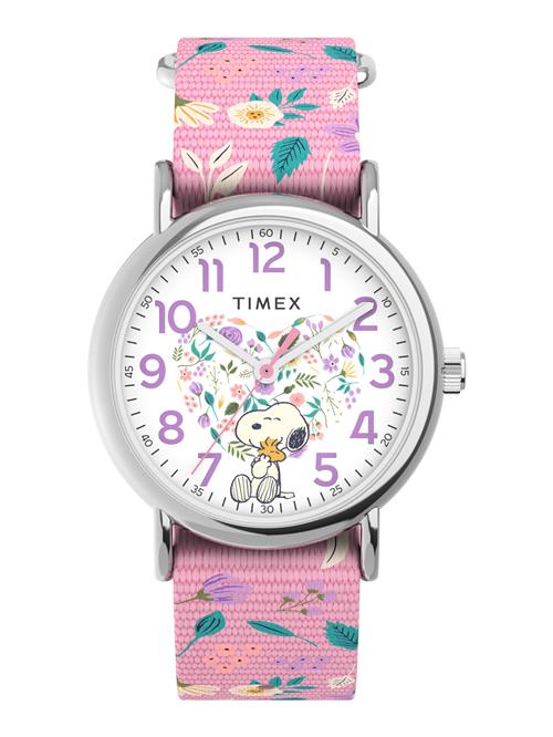 TIMEX Analogt ur  blandingsfarvet / pink