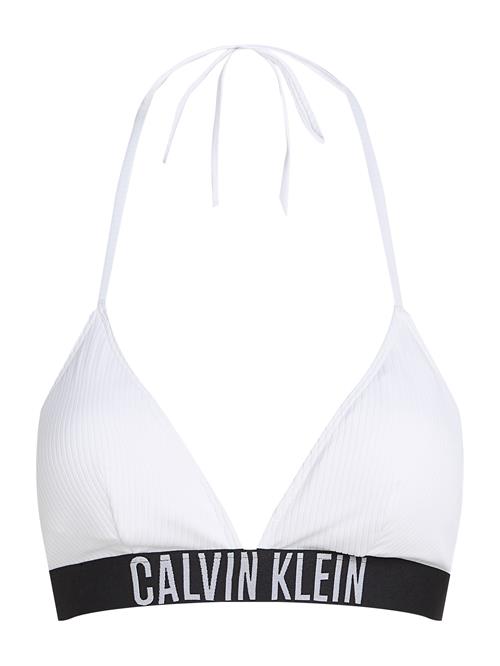 Se Calvin Klein Swimwear Bikinioverdel 'Intense Power'  lysegrå / sort / hvid ved About You