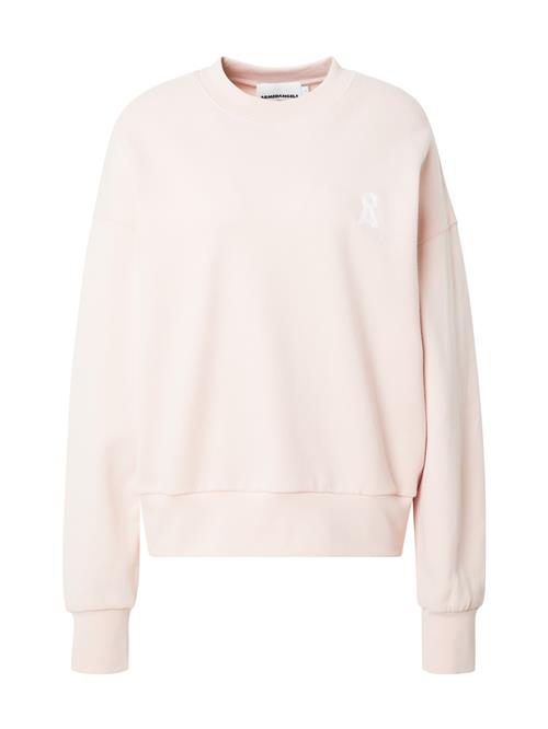 ARMEDANGELS Sweatshirt 'ALIZAA'  lyserød / hvid