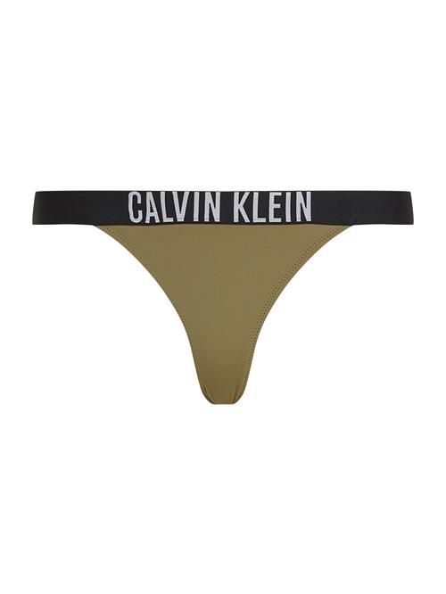 Calvin Klein Swimwear Bikinitrusse  oliven / sort / hvid