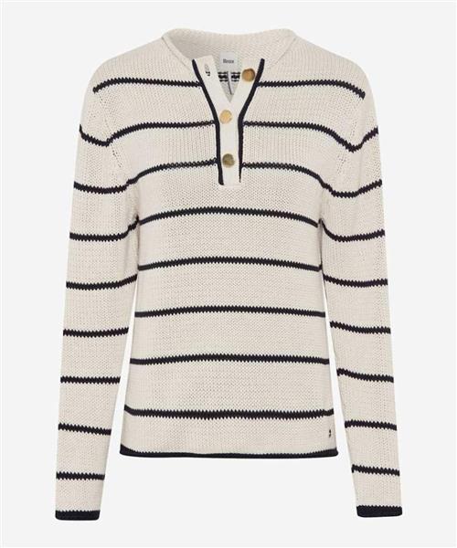 BRAX Pullover 'LESLEY'  creme / sort