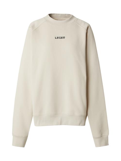 Se LeGer by Lena Gercke Sweatshirt 'Emma'  beige / sort ved About You