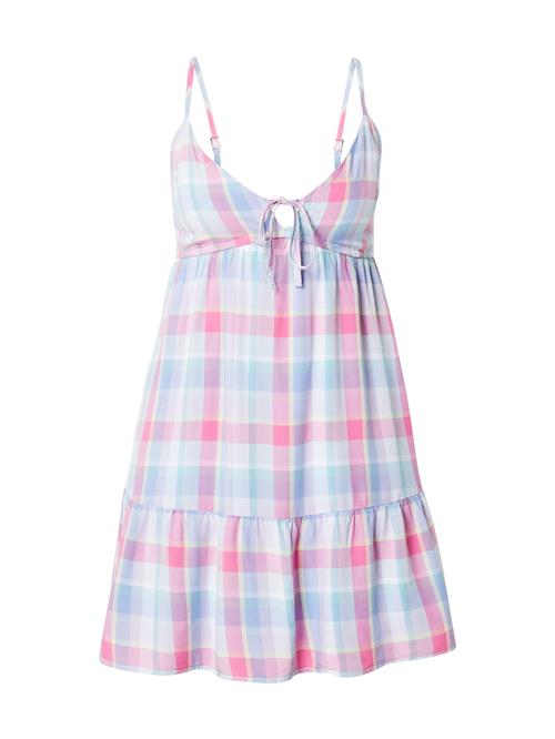 HOLLISTER Sommerkjole  lyseblå / lilla / lys pink / hvid