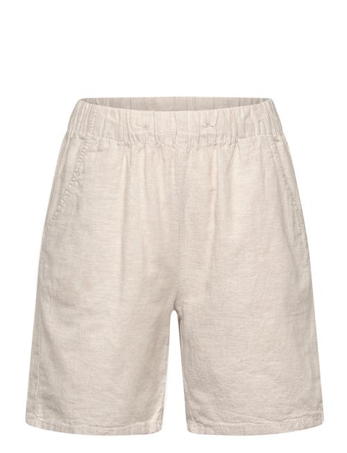 Shorts Linen Blended Lindex Beige