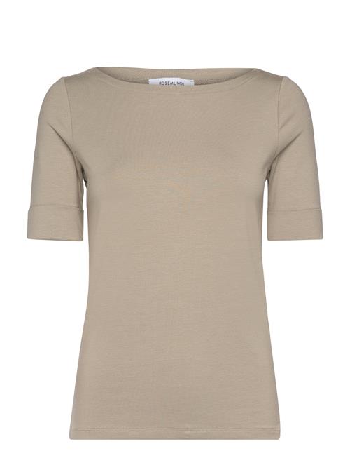 Rwnanna 2/4 Boatneck T-Shirt Rosemunde Khaki