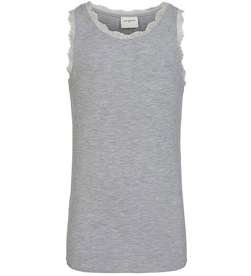 Petit by Sofie Schnoor Top - Rib - Grey Melange