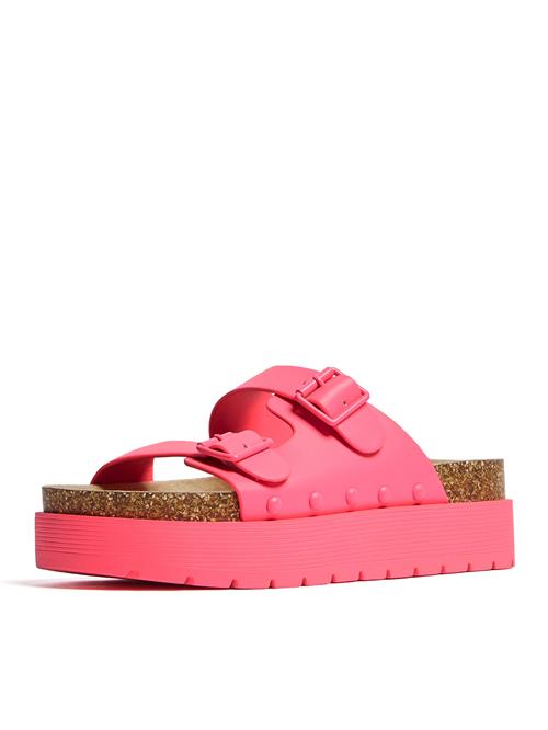 Bershka Pantoletter  fuchsia