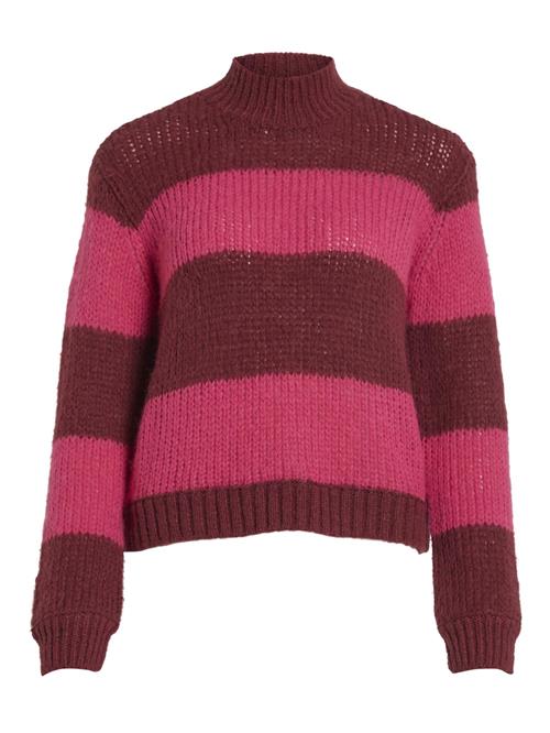 VILA Pullover 'Bailey'  pink / vinrød