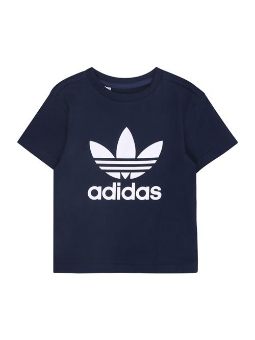 ADIDAS ORIGINALS Shirts 'TREFOIL'  indigo / hvid