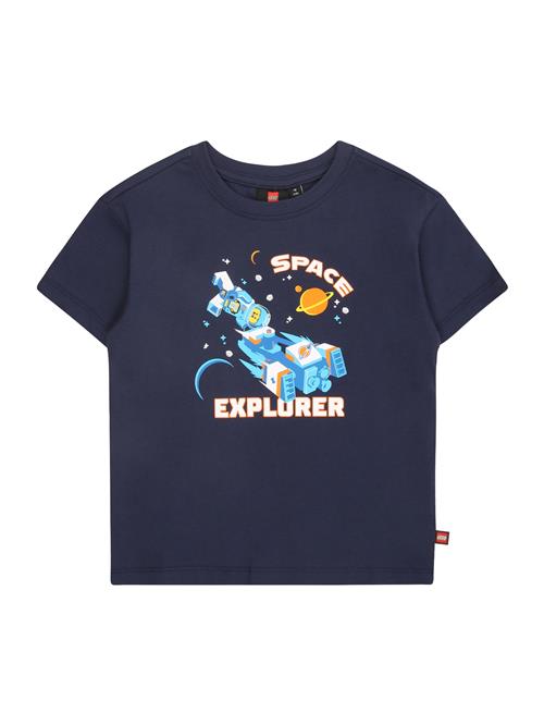 Se LEGO® kidswear Shirts 'TAFFY 104'  lyseblå / mørkeblå / orange / hvid ved About You