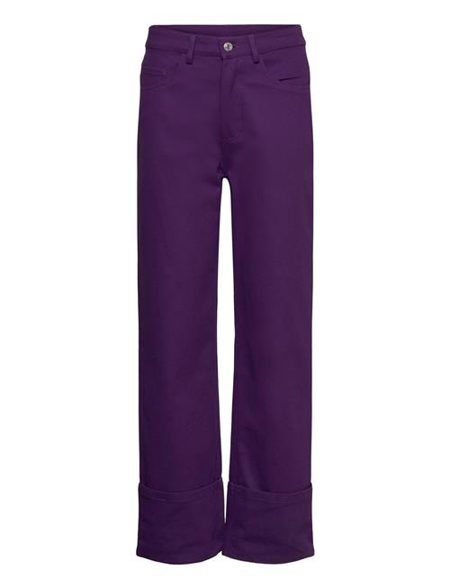 Iben Alexa Cuff Pants Hosbjerg Purple