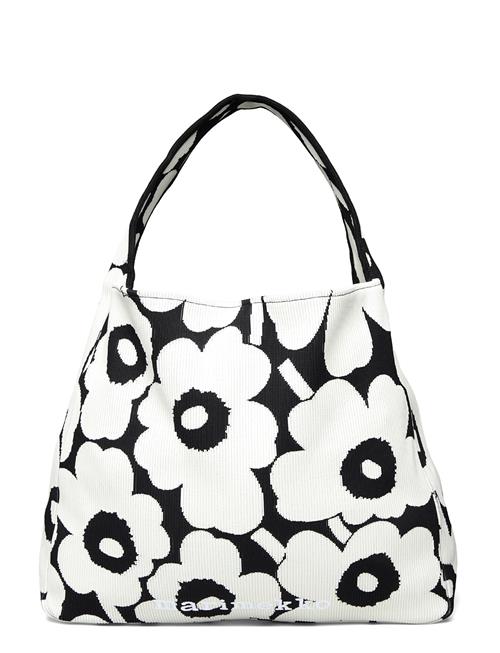 Knitted Bag Large Unikko Marimekko Black