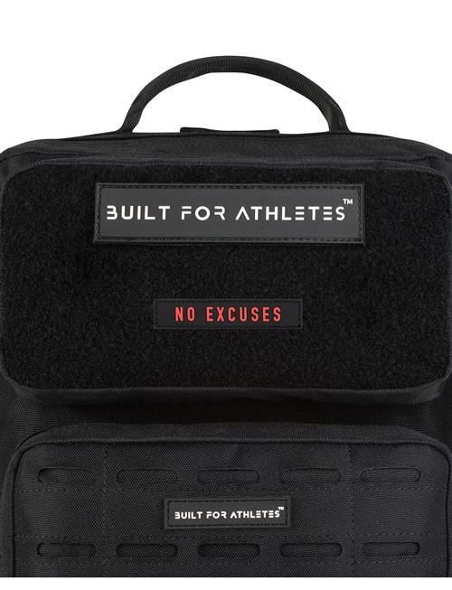 No Excuses Patch Built For Athletes Black