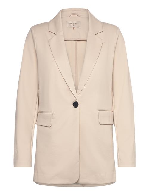 Jacket From Freequent In A Soft Material. The Jacket Has A Classic Design With A FREE/QUENT Beige
