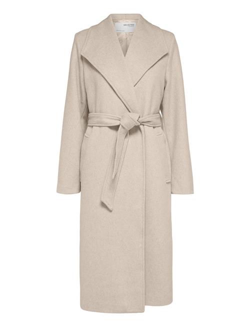 Slfrosa Wool Coat B Noos Selected Femme Cream