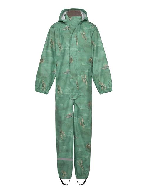 Pu Rain Suit Aop Recycled Mikk-line Green