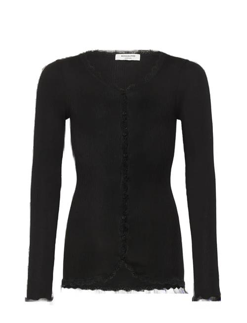 Rkbalta Modal Ls Lace Cardigan Rosemunde Kids Black