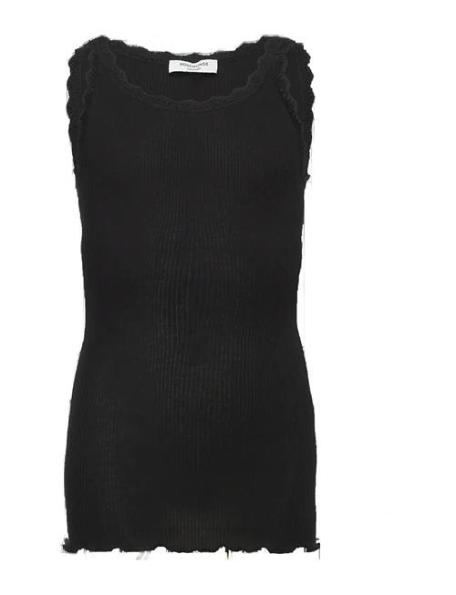 Rkbalta Sl Tank Top W/Lace Rosemunde Kids Black