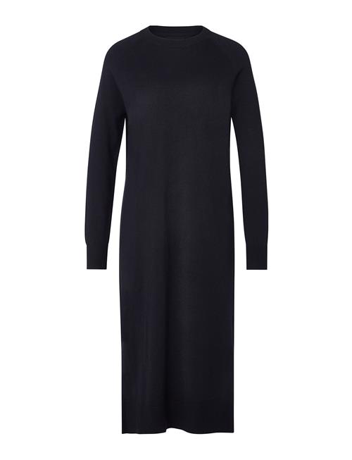 Ivana Cotton/Cashmere Blend Knitted Dress Lexington Clothing Navy