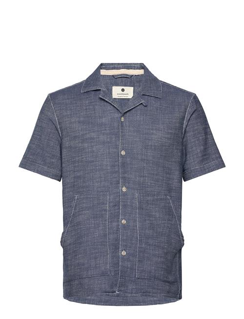 Akkurt Twill S/S Shirt Anerkjendt Blue