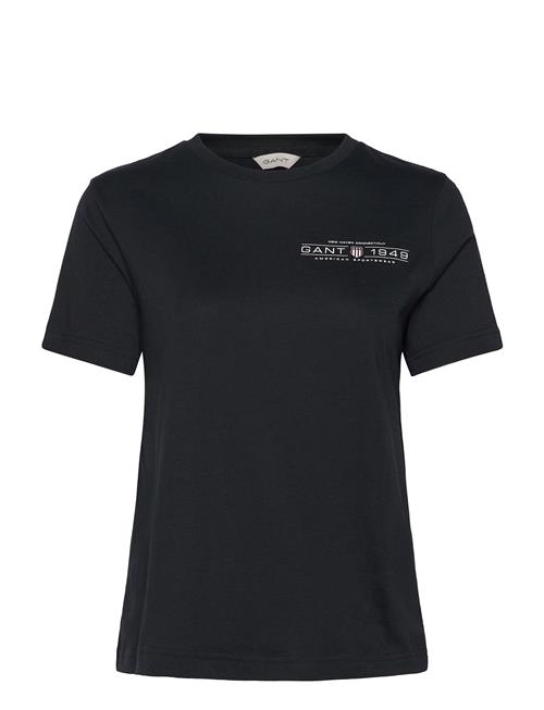 Reg Shield Ss T-Shirt GANT Black