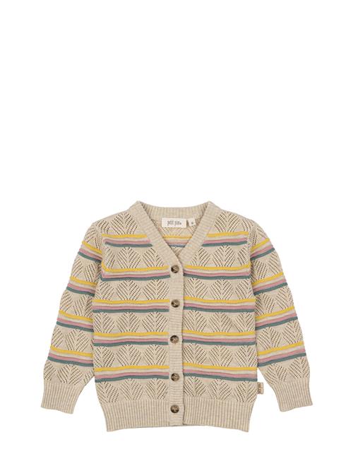 Cardigan Crafted Stripe Petit Piao Beige