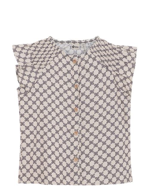 Shirt Lace Allover Print Daily 7 Grey