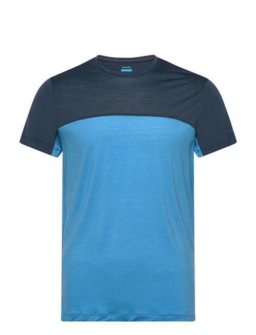 Men Merino Blend 125 Cool-Lite™ Sphere Ss Tee Colour Block Icebreaker Blue