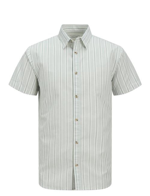 Jack & Jones Jjjoshua Oxford Stripe Shirt S/S Jack & J S Green