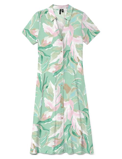 Vmjosie S/S Calf Shirt Dress Wvn Ga Vero Moda Green