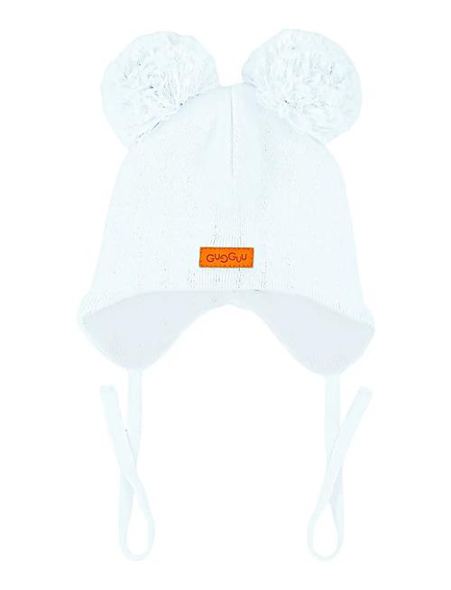 Cotton Double Tuft Baby Beanie Gugguu Blue