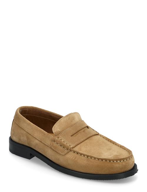 Miles Penny Loafer - Earth Suede Garment Project Beige