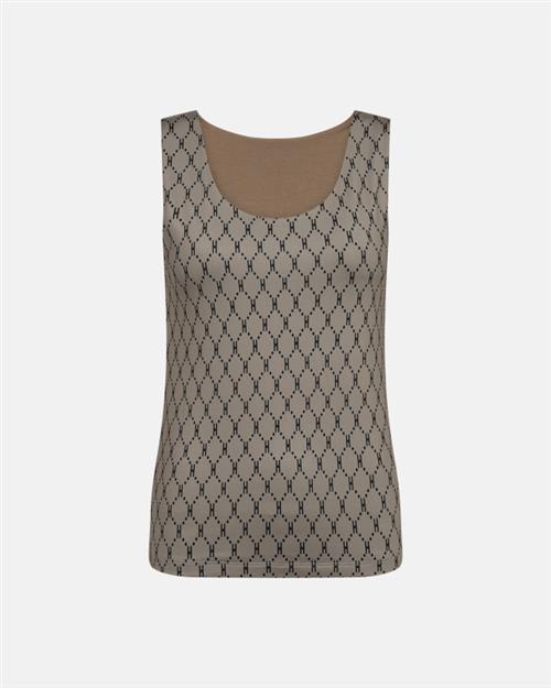 Top "Logo" | Polyester | Sand