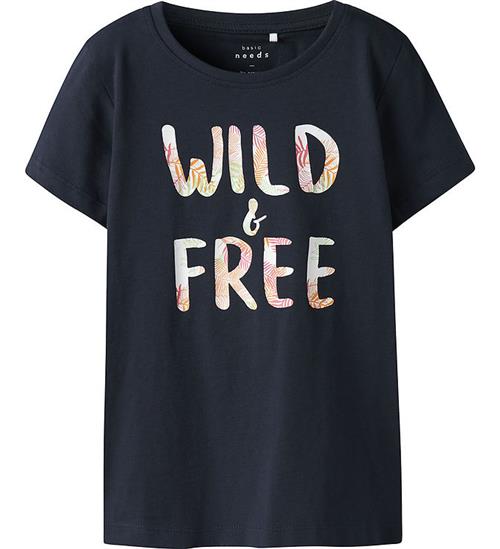 Name It T-shirts - Noos - NkfVanaya - Dark Sapphire/Wild & Free