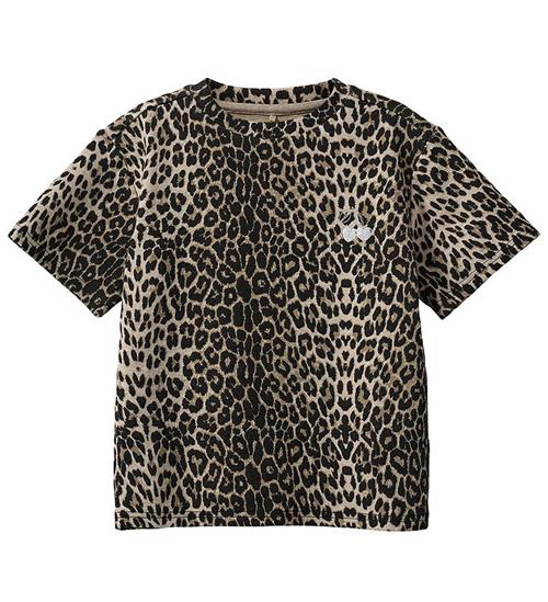 Sofie Schnoor T-shirt - Ayask - Light Brown Leopard