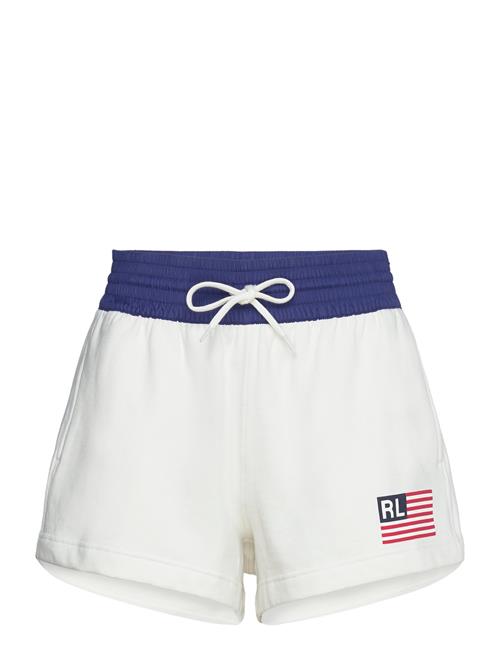 Logo Flag Fleece Drawstring Short Polo Ralph Lauren White