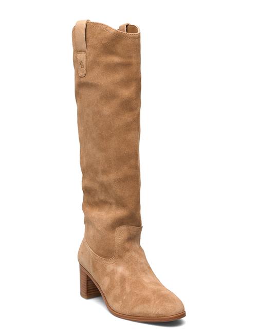 Carla Suede Ridingtk! Boot Lauren Ralph Lauren Brown