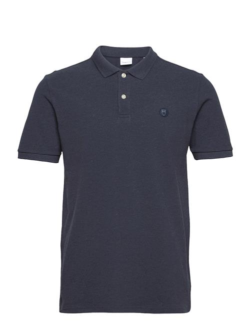 Toke Basic Badge Polo - Gots/Vegan Knowledge Cotton Apparel Navy