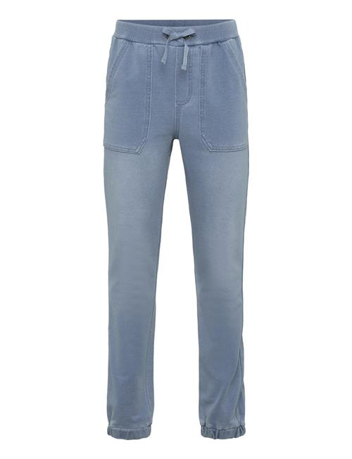 Fleece Denim Trousers For Boy -Bci Boboli Blue