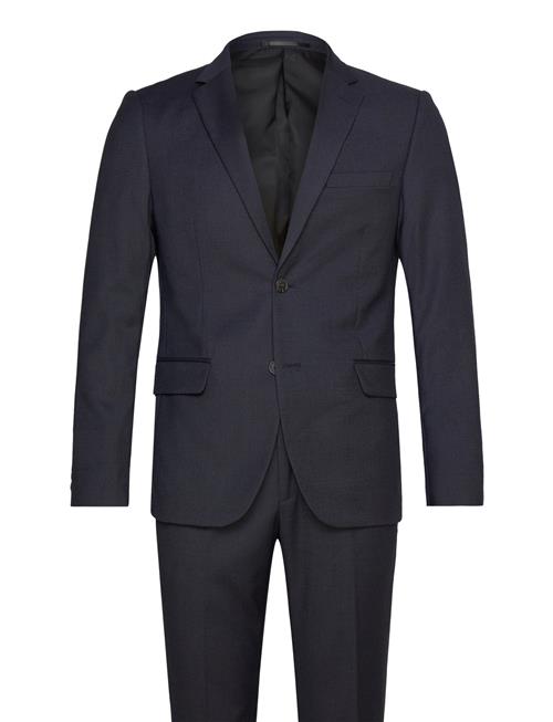 Classic Structure Stretch Suit Lindbergh Navy