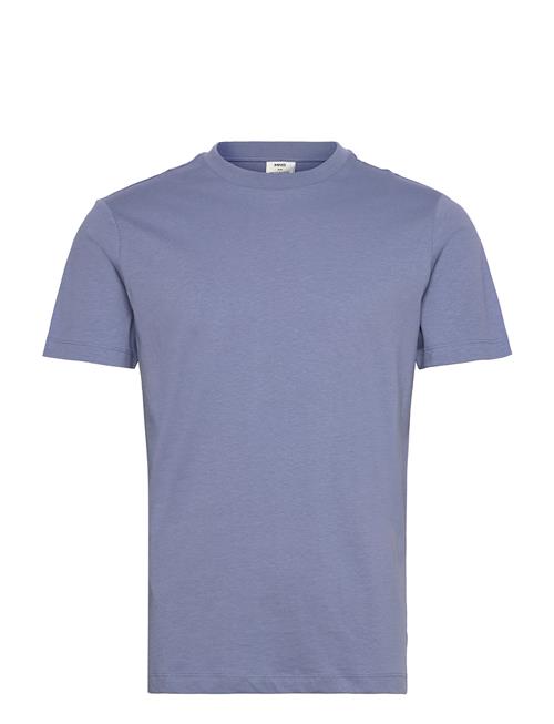 100 Cotton Slim-Fit T-Shirt Mango Blue