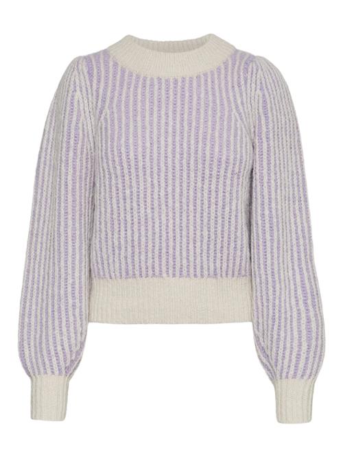 VERO MODA Pullover 'JULIETTE'  creme / lilla