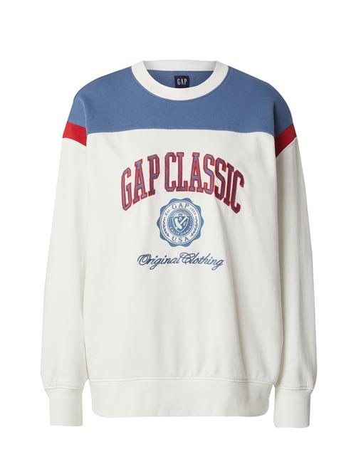 GAP Sweatshirt  dueblå / rød / hvid