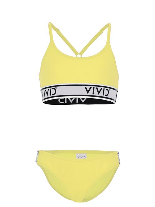 VIVID Bikini  gul / lysegrå / sort