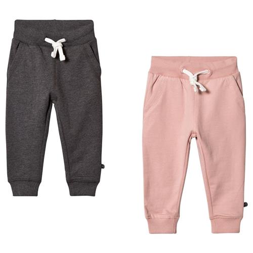 Minymo 2-pack Basic Joggingbukser Blusher | Lyserød | 80 cm