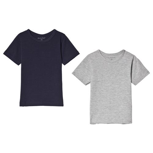 Minymo 2-pak T-shirter Dark Navy | Blå | 92 (1,5-2) cm