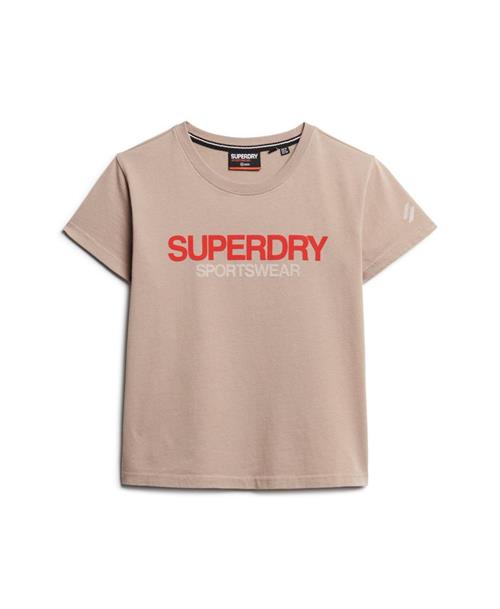 Se Superdry Funktionsbluse  creme / camel / blodrød ved About You