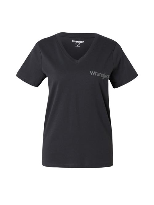 Se WRANGLER Shirts 'V NECK TEE'  antracit / sort ved About You